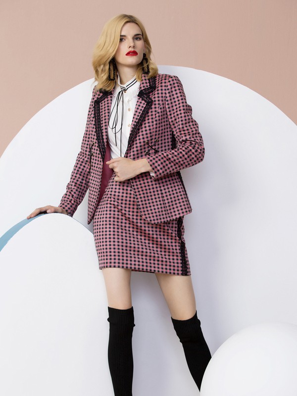 BCVOGA女装2023春夏季红色包臀裙