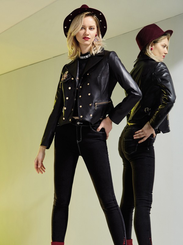 BCVOGA女装2023春夏季黑色长裤