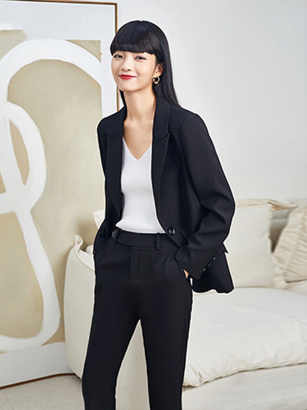 Q'S秸熙女装2023春夏季白色背心