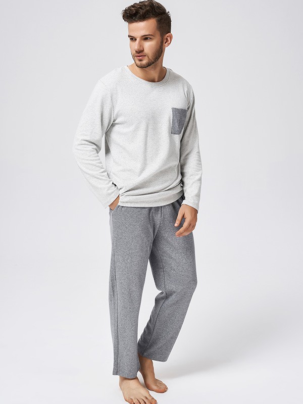 娅茜内衣2023春夏季灰色家居服