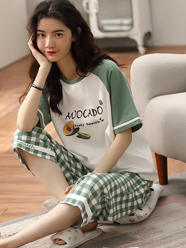 睦隆世家内衣2023春夏季绿色家居服