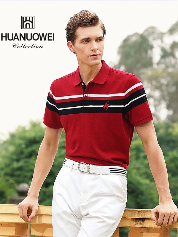 华诺威男装2023春夏季白色长裤