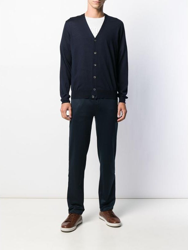 克莱利亚尼男装2023春夏季白色T恤