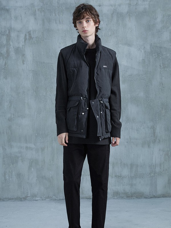 瑞弗史东男装2022秋冬季黑色长裤