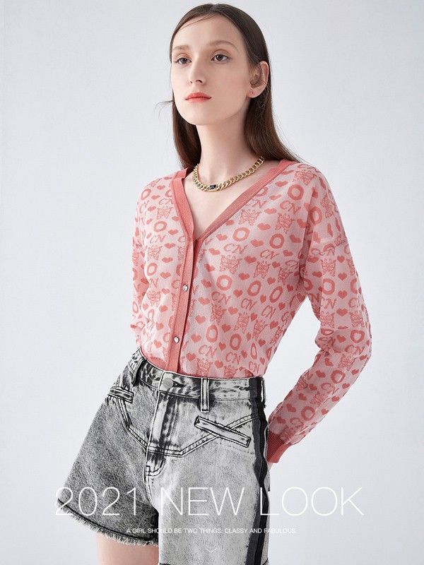 可可尼女装2023春夏季黑色短裤