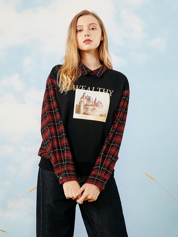 爱居兔女装2023春夏季黑色长裤