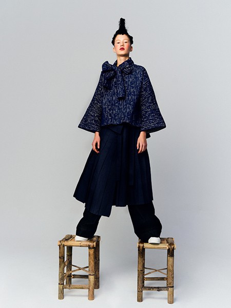 阿尤女装2022秋冬季黑色阔腿裤