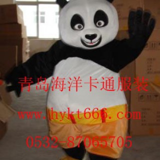 供应功夫熊猫卡通服装北京卡通人偶服装