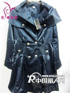 虎门深圳女装外套批发风衣外套批发棉衣外套批发秋冬装外套批发外贸风衣批发