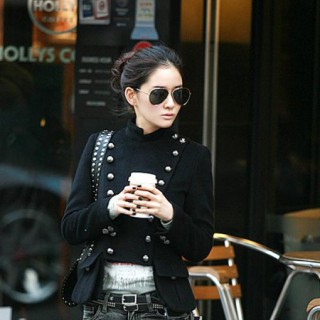 SZ966时尚呢料外套