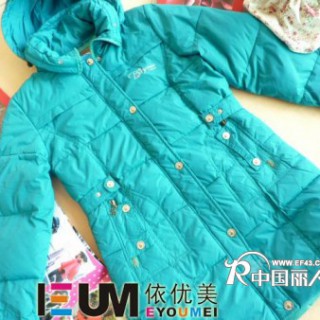 虎门服装批发长款棉衣批发加厚棉衣批发纯色棉衣批发