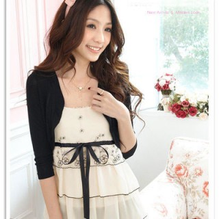 绣花雪纺吊带 小外套 商品编号80177