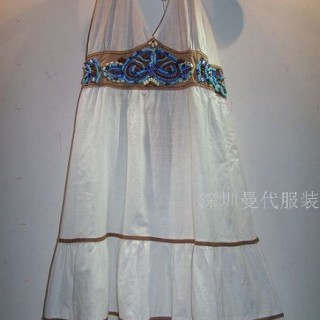 原单外贸雪纺连衣裙服装批发