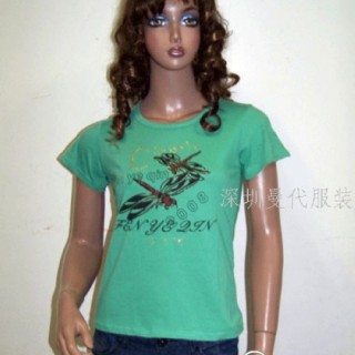低价女装T恤3.5元/外贸服装库存清仓处理