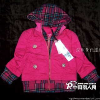 厂家供应原单外贸秋冬童装外套棉服日韩服装