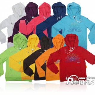 2010 秋 新韩版纯棉 袋鼠兜 连帽薄卫衣外套 *FRB5034