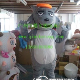 供应灰太狼喜羊羊卡通服装/卡通玩具服装