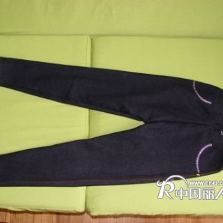 【自产自销】不倒绒加厚女式仿牛仔保暖裤2