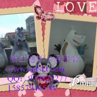 供应浙江卡通服装，山东卡通人偶服装，河马