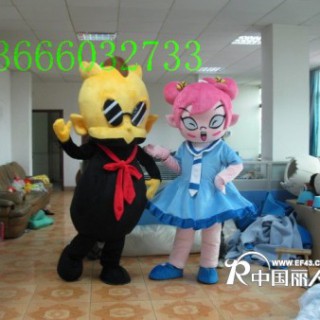 订做吉祥物卡通服装，卡通道具人偶服装，龙太子