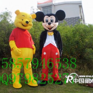 供应卡通玩具服装，卡通服装，人偶服装，维尼熊