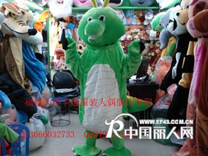 江苏上海卡通人偶服装泡泡龙，卡通道具人偶服装，卡通玩具人偶服装