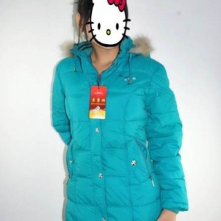 常熟服装批发外套石狮侨乡商业长款女装羽绒服韩版外套批发