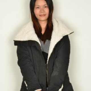 上海七浦路服装批发女士棉衣杭州四季青服装长款修身羽绒服女装秋装棉衣批发