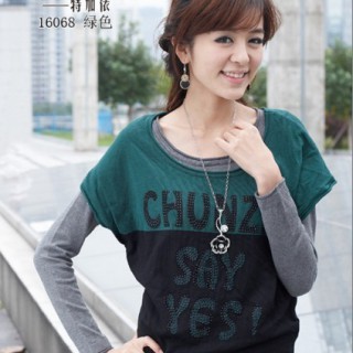 特加依 时尚韩版折扣女装 两件套女装批发