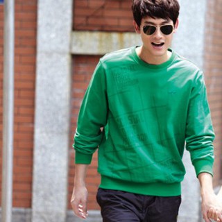 时尚休闲卫衣/男款圆领纯色长袖/春季圆领卫衣供应/BT-705