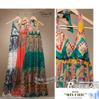 广州十三行爆款连衣裙批发，夏季潮流女装批发