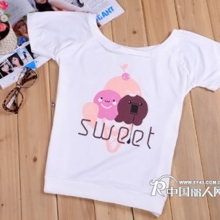 厂家直销女装 时尚短袖t恤批发 夏装短袖t恤批发  吊带背心批发