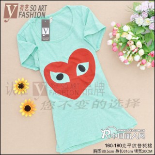 东莞服装批发市场小额混批服装夏装 字母休闲女式T恤【低价】 支付宝担保交易