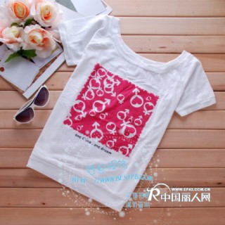 虎门女装韩版T恤批发休闲长款女装批发男士短袖T恤批发