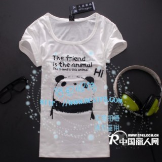 夏季男女T恤款式新颖流行虎门厂家服装批发4.8元起