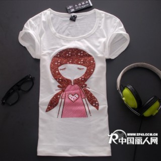 情侣装批发 广州纯棉空白t恤