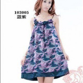 特加依-Q1038性感玫瑰花女性的美时尚吊带裙 新品折扣女装进货