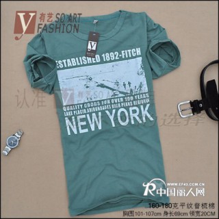 批发供应 男式韩版短袖T恤 厂家直销 男式T恤 短袖T恤