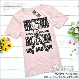 2011原单正品夏款韩版 纯棉时尚休闲修身短袖男装T恤 个性T恤