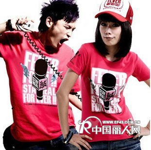 靓仔男式T恤休闲男装韩版女式T恤5年专业厂家