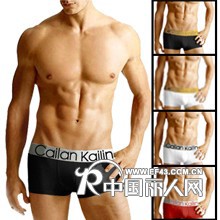 供应批发彩兰凯琳内裤 男式内裤 钢标金属边纯棉平角裤/四角裤