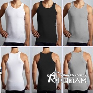 供应批发彩兰凯琳内衣 男式内衣 夏季首选 莫代尔背心