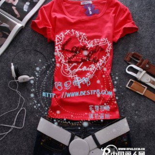 哪里有便宜服装批发短袖T恤批发厂家直销韩版T恤特价T恤批发