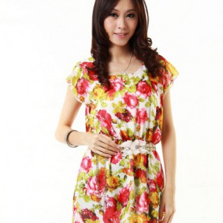 琦芬曼服饰开团啦！韩版淑女甜美连衣裙2折抢批发