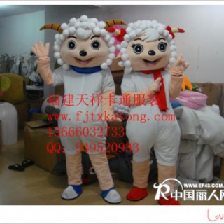 江苏卡通服装，苏州卡通人偶服装，徐州卡通人偶，喜羊羊