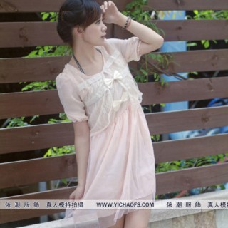 烟台外贸服装批发时尚韩版连衣裙批发 真丝连衣裙批发