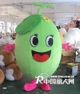 卡通水果衣服装人偶，卡通服饰，庆典人偶服装，卡通人物表演