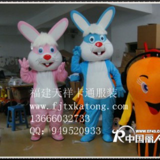 供应湖州卡通服装，广州卡通人偶，福州卡通人偶服装，兔子