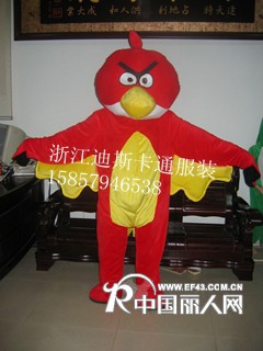 浙江迪斯卡通服装，江苏人偶服饰，温州卡通服饰，愤怒小鸟