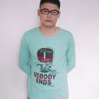 8元男式长袖T恤批发13714185412